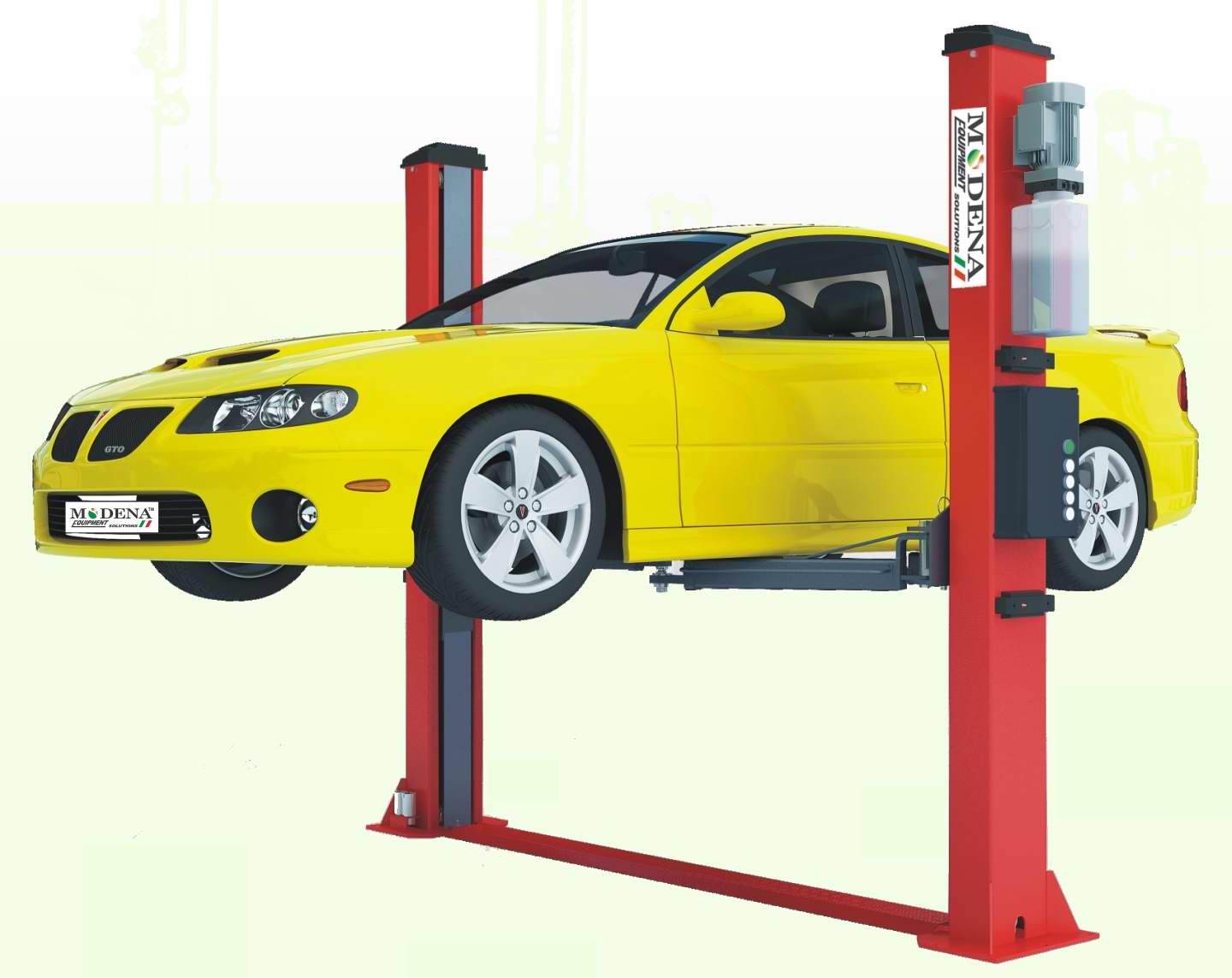 2 post lift 4 tonne - auto safety with car